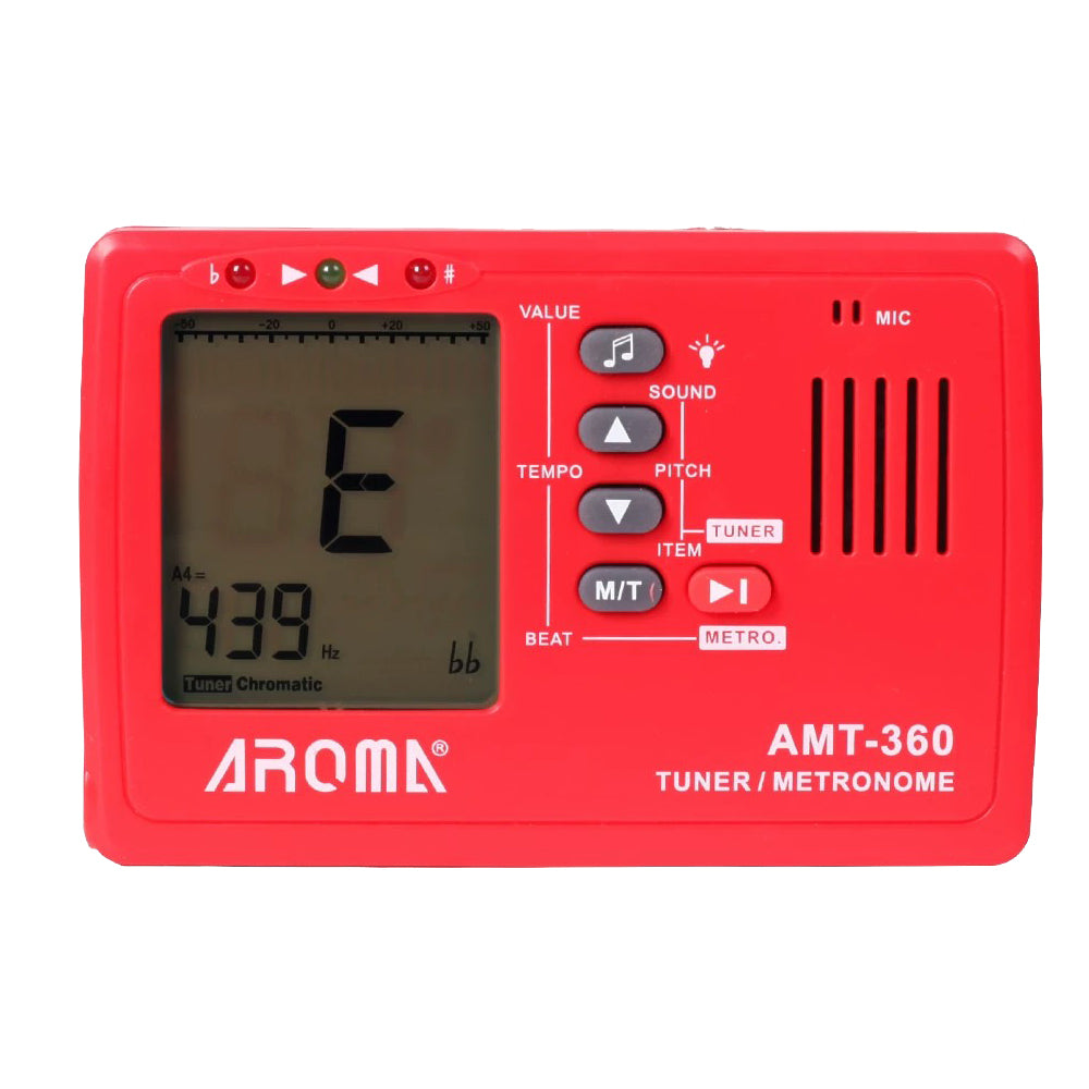 AROMA アロマ  AMT-360 チューナー・メトロノーム 3in1｜在庫処分特価