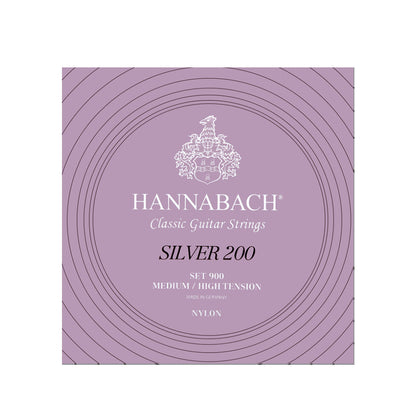 HANNABACH ハナバッハ  銀メッキクラシックギター弦 900MLT 900MHT ミディアム ローテンション ミディアム ハイテンション ナイロン弦 ドイツ製