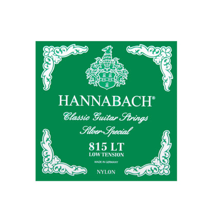 HANNABACH ハナバッハ 銀メッキ巻きクラシックギター弦 ナイロンセット弦 単品弦 ハーフセットクラシック 815シリーズ ミディアムテンション ハイテンション ナイロン弦 ドイツ製