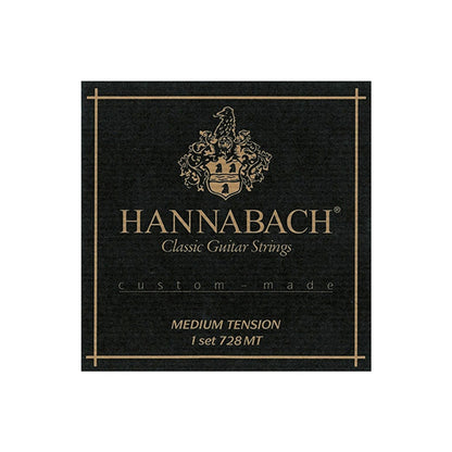 HANNABACH ハナバッハ 銀メッキ巻きクラシックギター弦 728シリーズ ローテンション ミディアムテンション ハイテンション ナイロン弦 ドイツ製