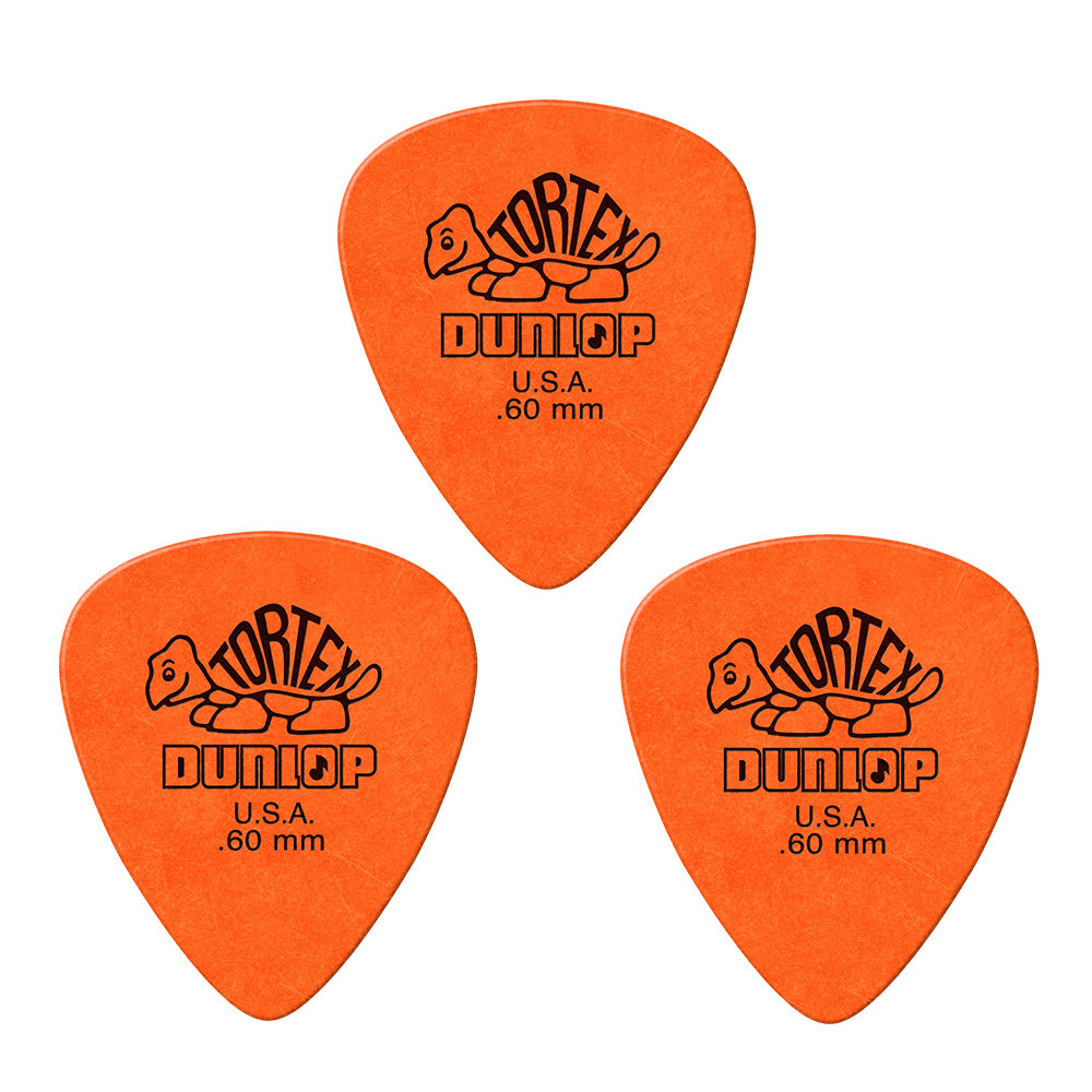 Jim Dunlop ジム ダンロップ 418R TORTEX STANDARD ティアドロップギター ピック 3枚入り