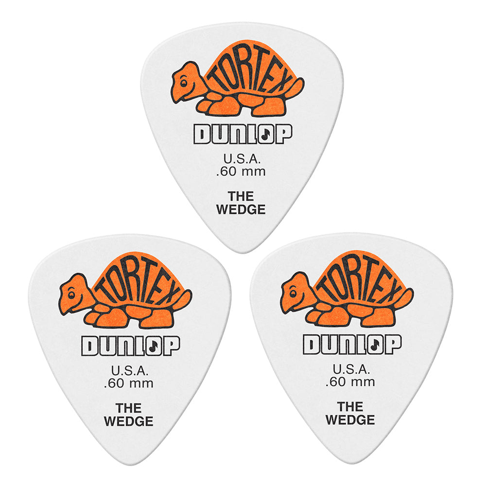 Jim Dunlop ジム ダンロップ 424R TORTEX WEDGE ウエッジギター ピック 3枚入り