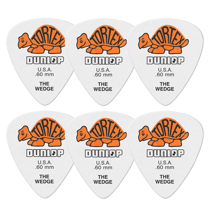 Jim Dunlop ジム ダンロップ 424R TORTEX WEDGE ウエッジギター ピック 6枚入り