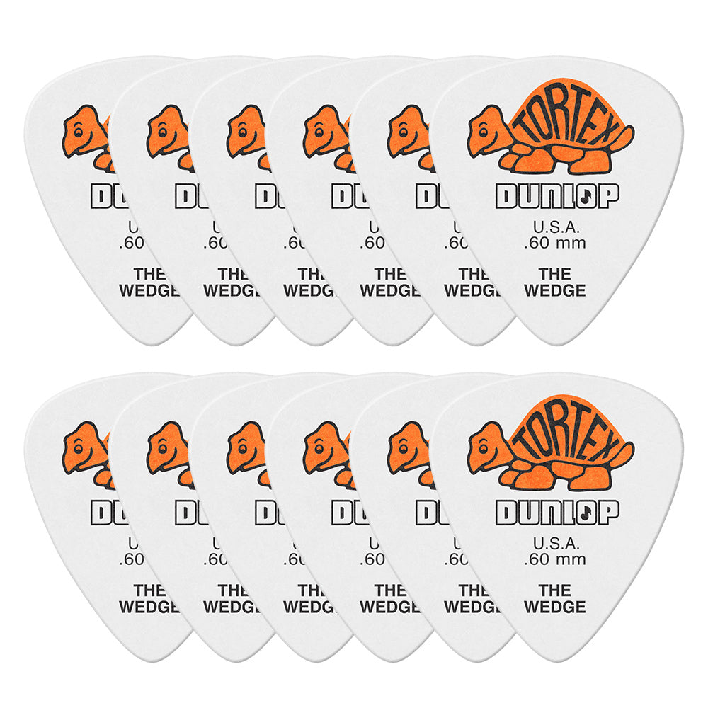 Jim Dunlop ジム ダンロップ 424R TORTEX WEDGE ウエッジギター ピック 12枚入り