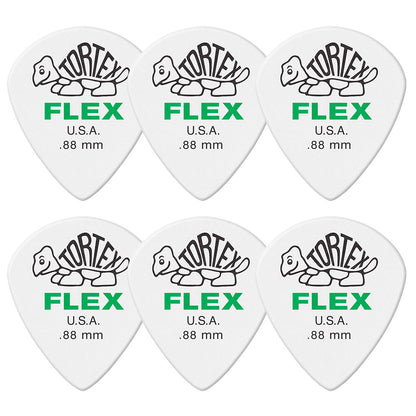 Jim Dunlop ジム ダンロップ 466R TORTEX FLEX JAZZ III  ジャズタイプギター ピック 6枚入り