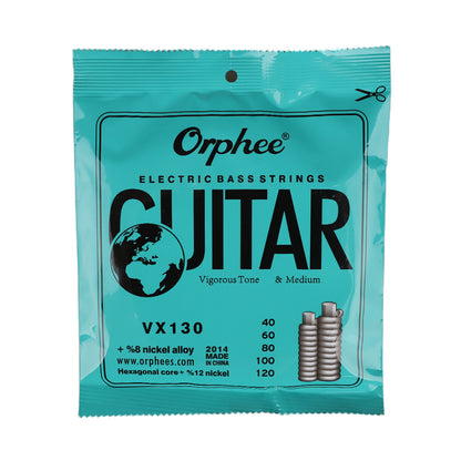 Orphee オルフェ VX-◯◯ エレキベース弦 4弦/5弦/6弦 初心者向け 重厚なサウンド 快適なプレイ感
