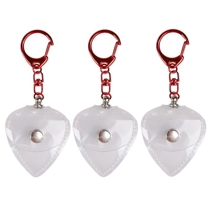 KIZAI キザイ QC055-◯◯ キーホルダータイプ透明ソフトピックケース 携帯用収納＆ディスプレイ 3個入り