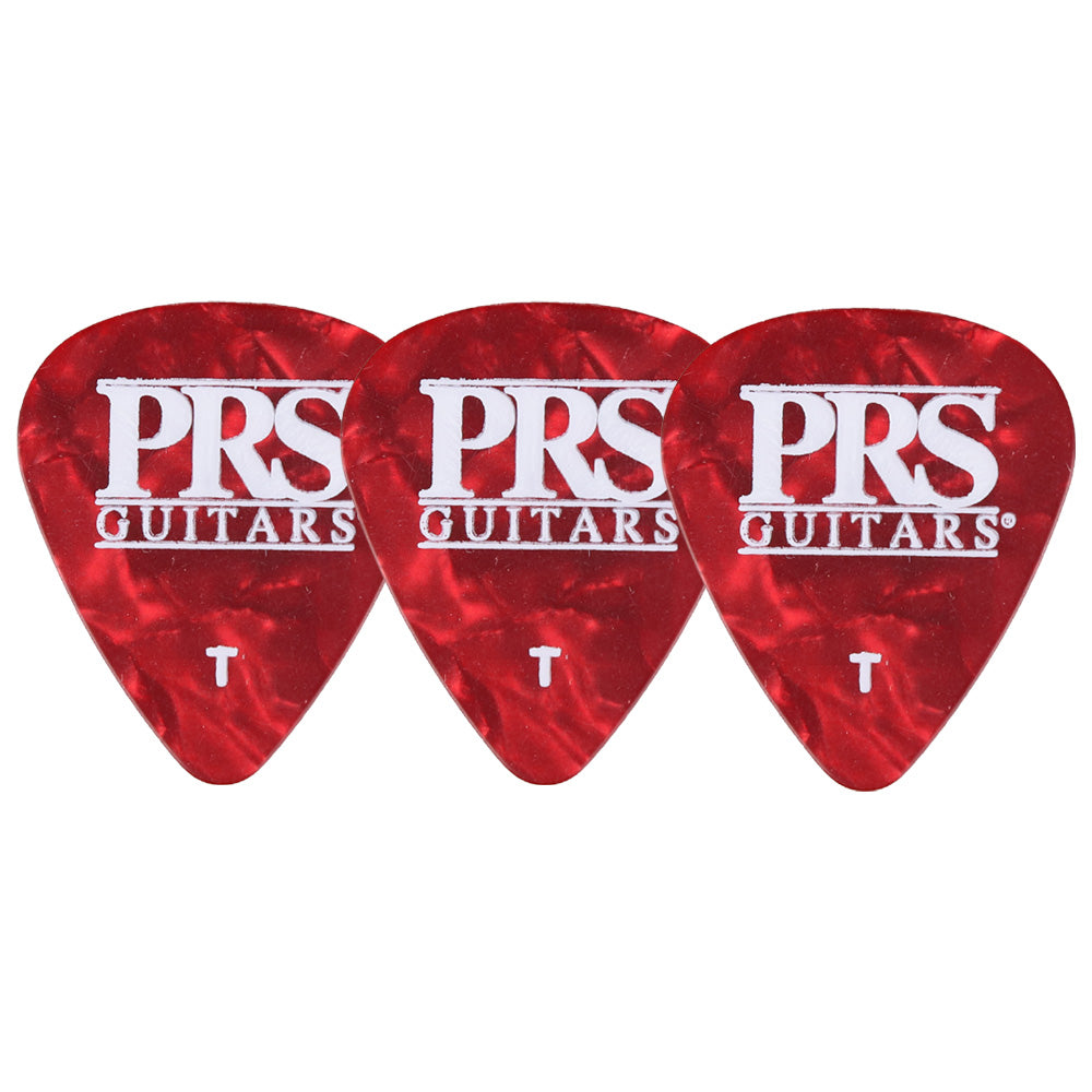 PRS セルロイド ギターピック 4パターン (ホワイトパール/アバロン/レッドトータス/トータス)