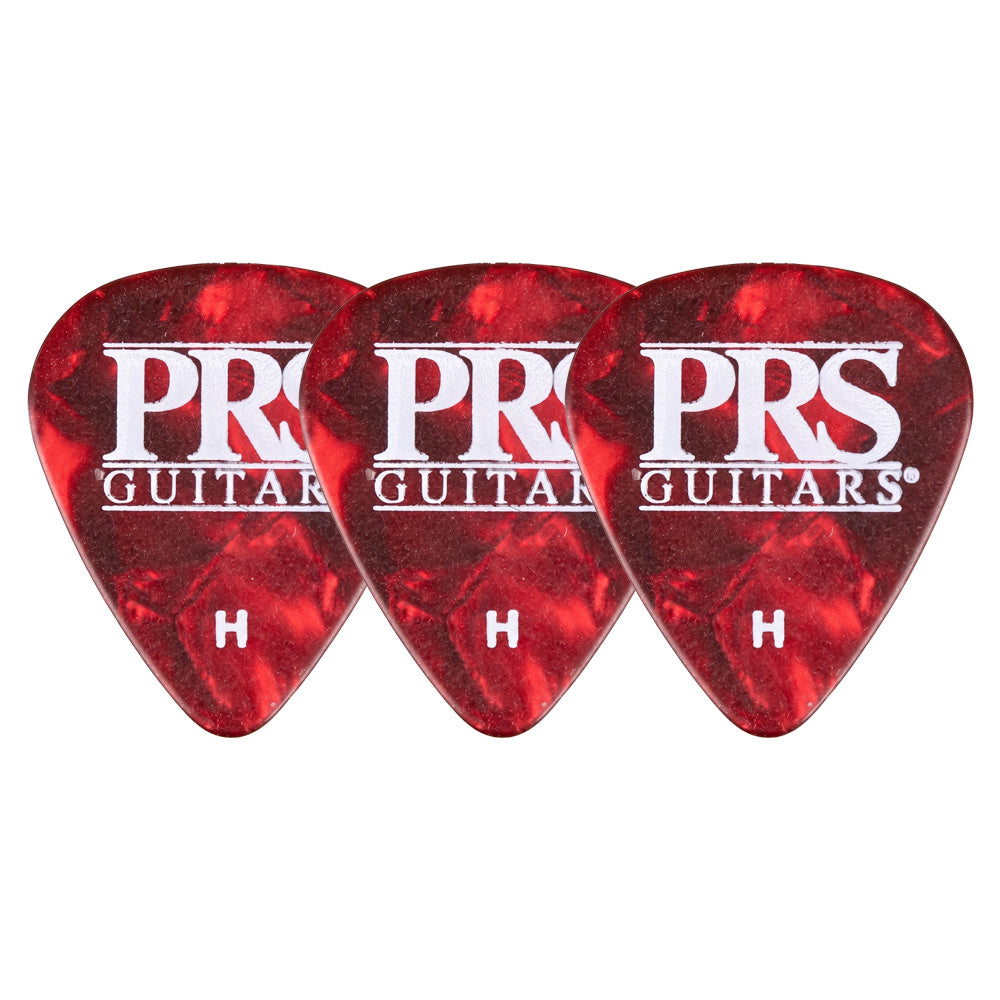 PRS セルロイド ギターピック 4パターン (ホワイトパール/アバロン/レッドトータス/トータス)