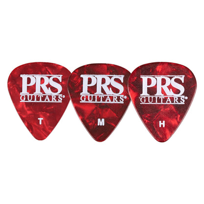 PRS セルロイド ギターピック 4パターン (ホワイトパール/アバロン/レッドトータス/トータス)