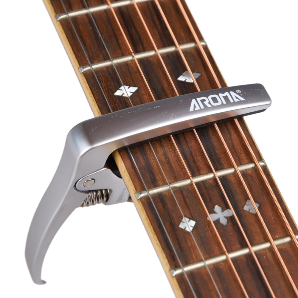 AROMA アロマ AC-30 アコースティックギター用カポタスト 強度調整可能