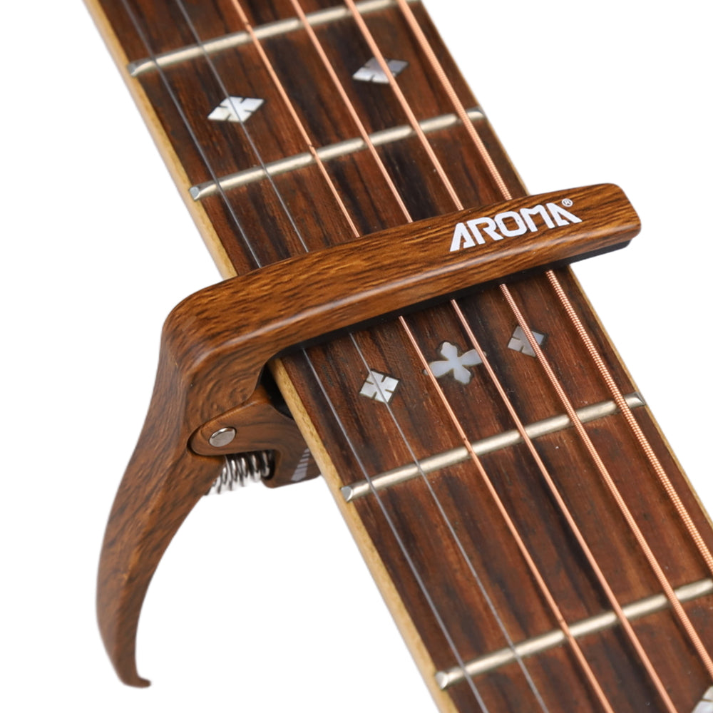 AROMA アロマ AC-30 アコースティックギター用カポタスト 強度調整可能
