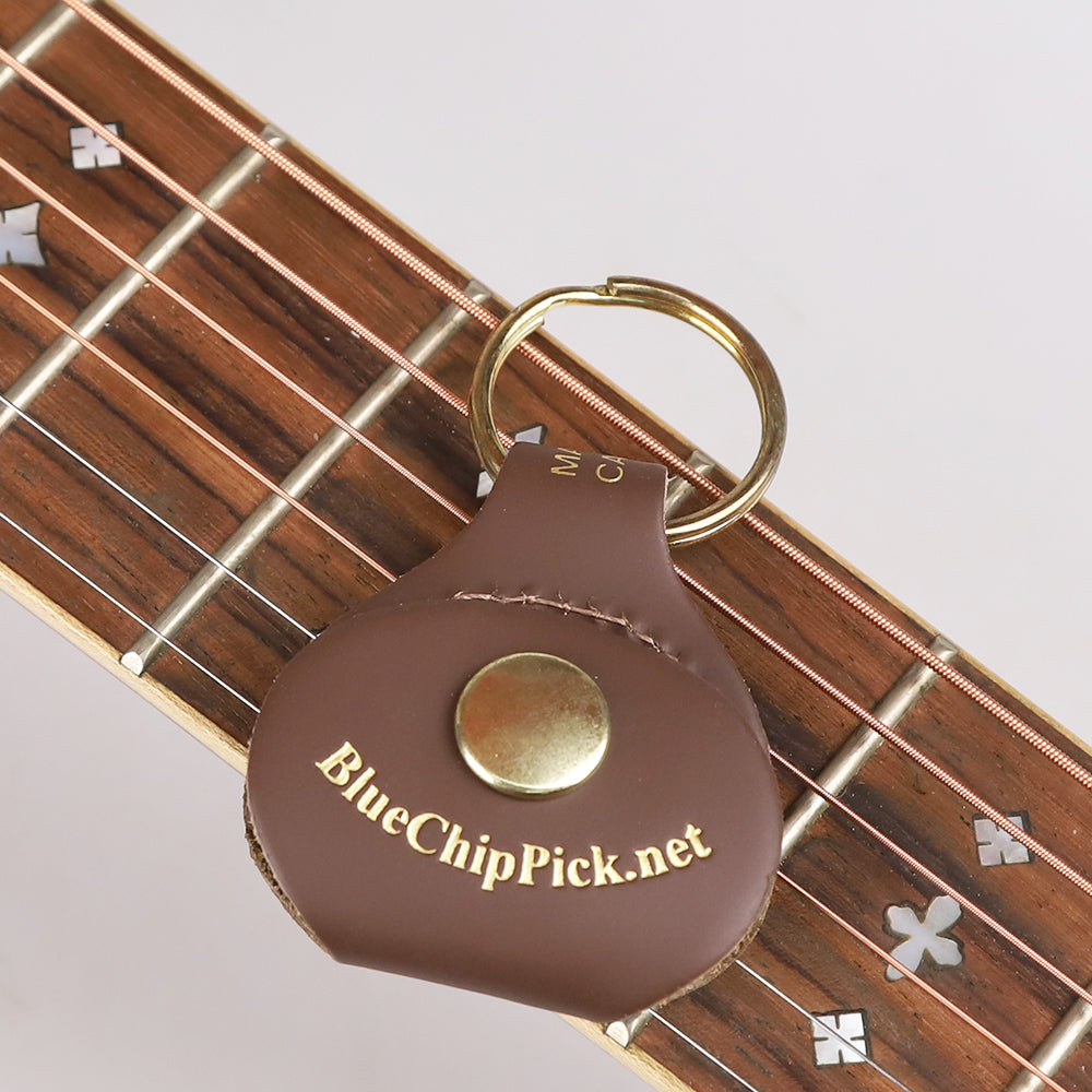 BlueChip Picks ブルーチップピックス Pick Pouch レザーギターピックケース ピック収納ポーチ キーホルダータイプ カナダ製