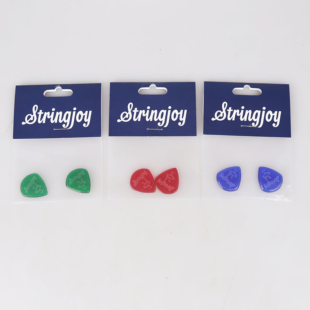 Stringjoy  ストリングジョイ ギターピック 2枚入り 耐摩耗 滑り止め仕様