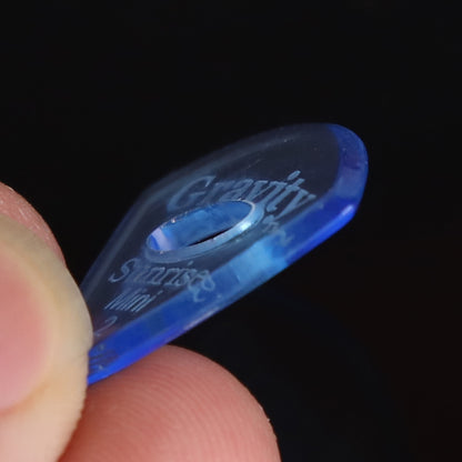 Gravity グラビティ Sunrise mini ギターピック GSUM2PE blue 滑り止め耐久性