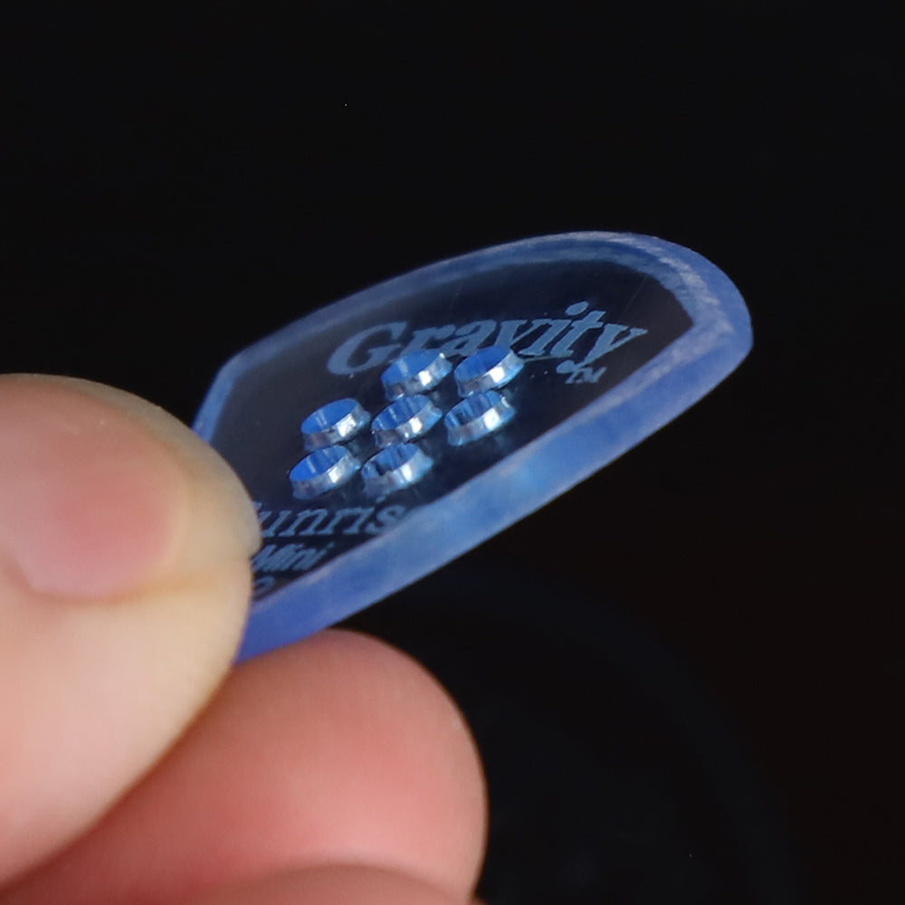 Gravity グラビティ Sunrise mini ギターピック GSUM2MM blue 滑り止め耐久性