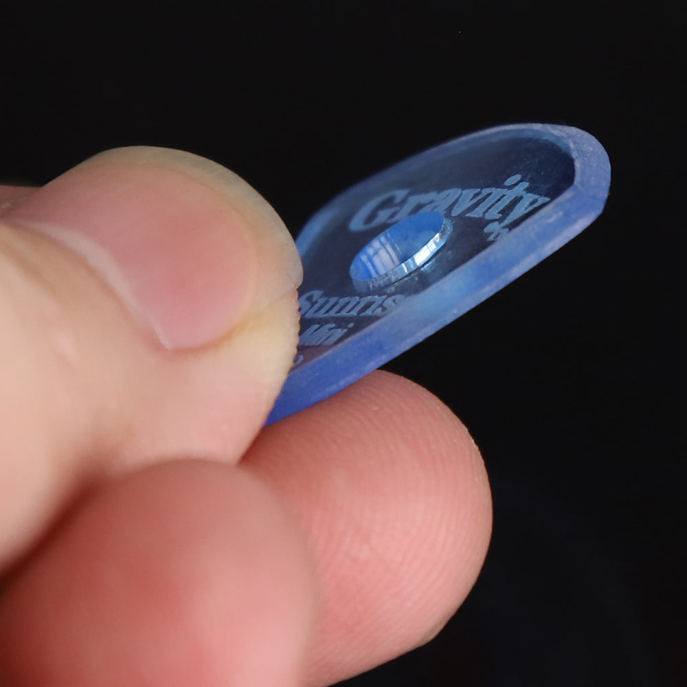 Gravity グラビティ Sunrise mini ギターピック GSUM2MR blue滑り止め耐久性