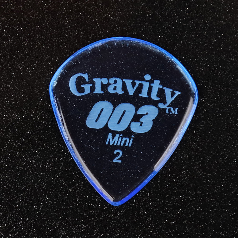 Gravity Picks グラビティピックス 003 Miniシリーズ G003M2P ギターピック Blue  2.0mm 1枚入り