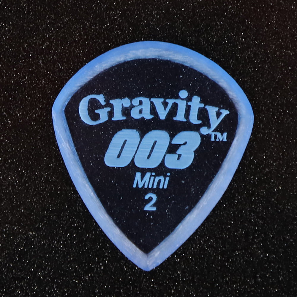 Gravity Picks グラビティピックス 003 Miniシリーズ G003M2M ギターピックBlue  2.0mm 1枚入り