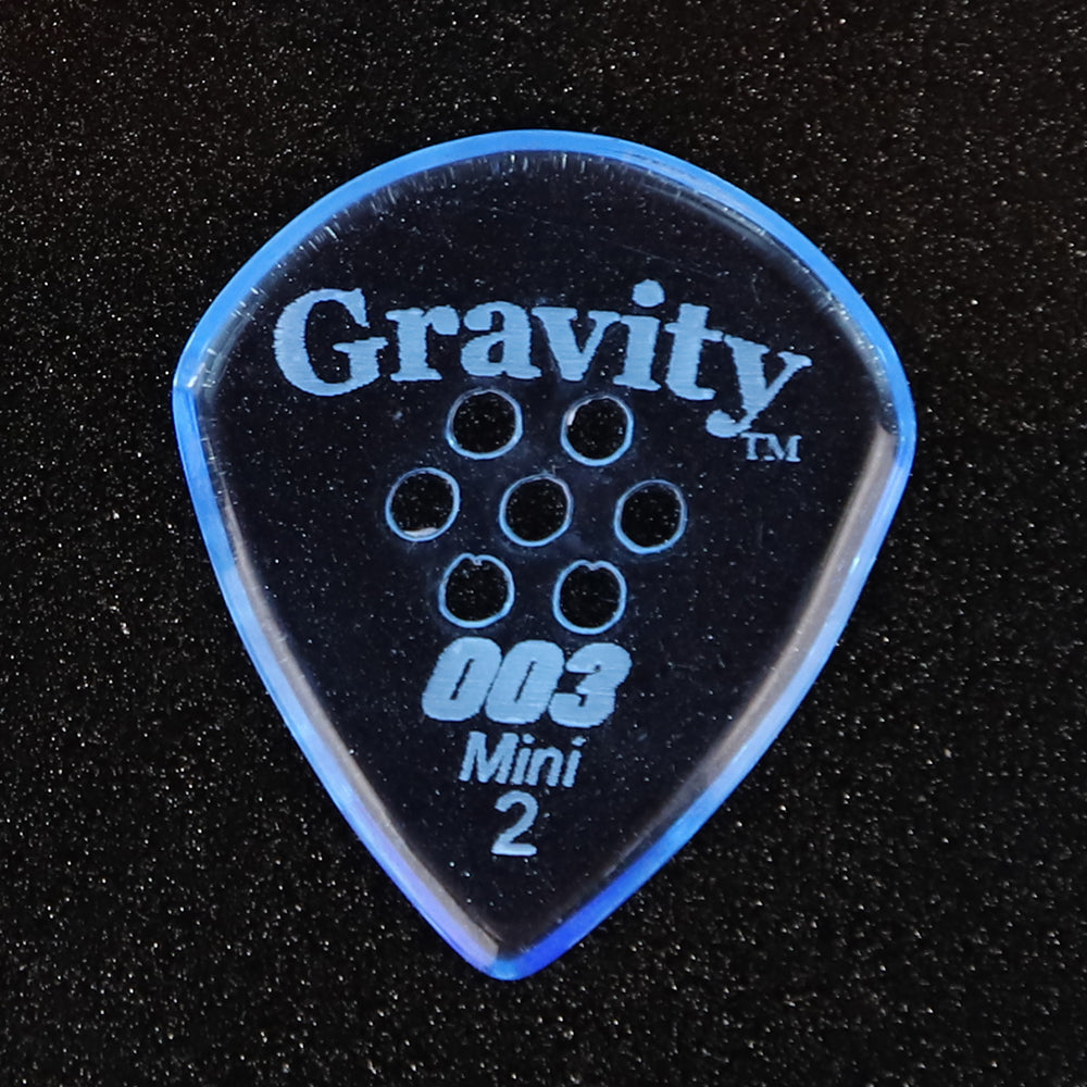 Gravity Picks グラビティピックス 003 Miniシリーズ G003M2PM ギターピック Blue  2.0mm 1枚入り