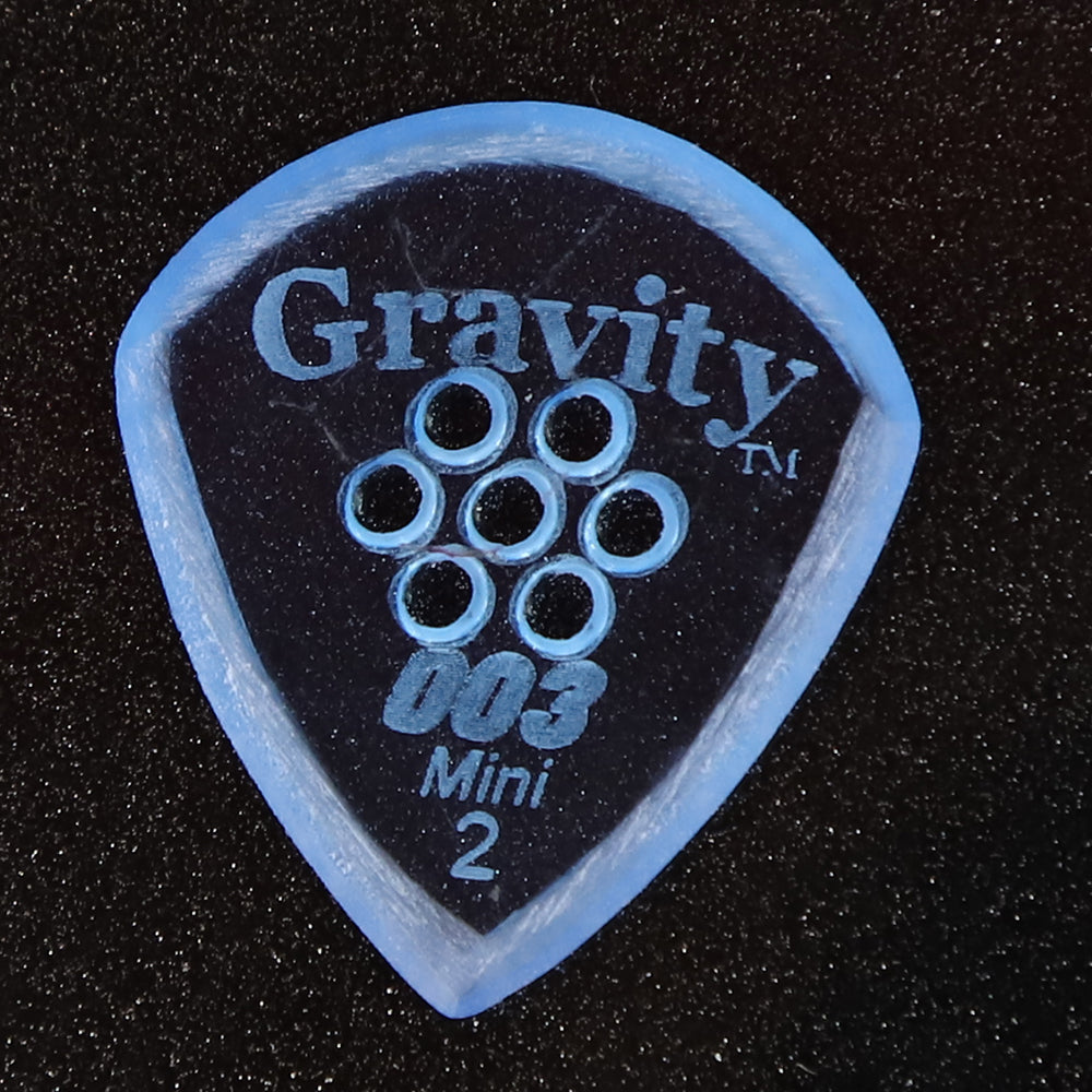 Gravity Picks グラビティピックス 003 Miniシリーズ G003M2MM ギターピック Blue  2.0mm 1枚入り