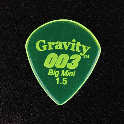 Gravity Picks グラビティピックス 003 Big Miniシリーズ G003B15P ギターピック Green 1.5mm 1枚入り