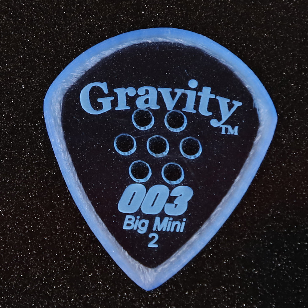 Gravity Picks グラビティピックス 003 Big Miniシリーズ G003B2MM ギターピック Blue 2.0mm 1枚入り