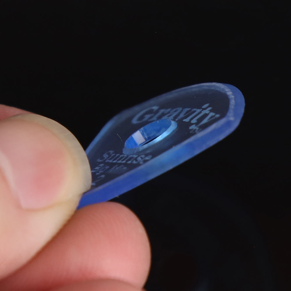 Gravity グラビティ Sunrise big mini ギターピックGSUB2MR  blue   滑り止め耐久性 1枚入り