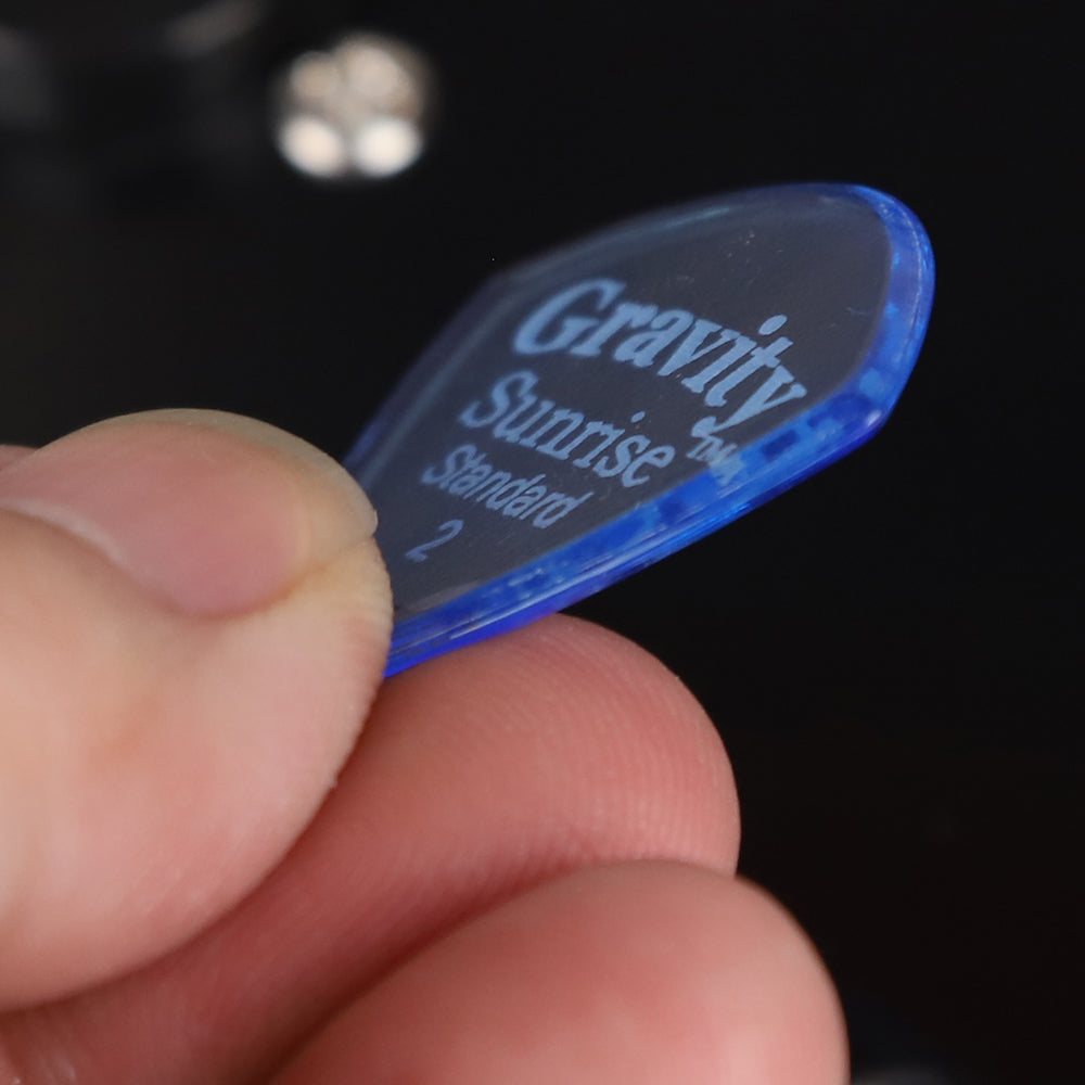 Gravity グラビティ Sunrise Standard ギターピック GSUS2P blue 1枚入り