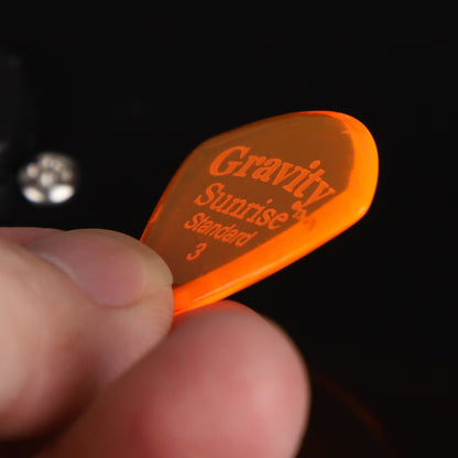 Gravity グラビティ Sunrise Standard ギターピック GSUS3P orange 1枚入り