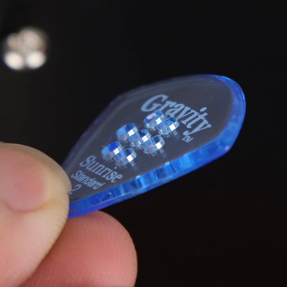 Gravity グラビティ Sunrise Standard ギターピック GSUS2PM blue  1枚入り
