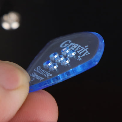 Gravity グラビティ Sunrise Standard ギターピック GSUS2PM blue  1枚入り