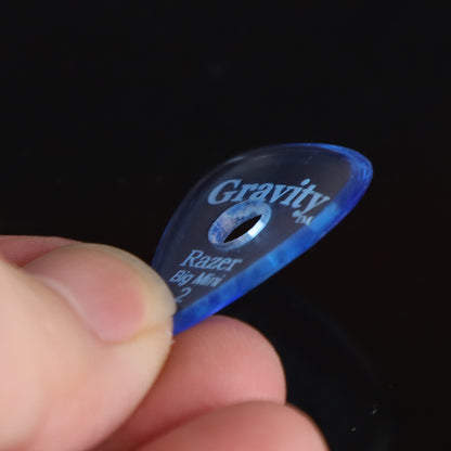 Gravity グラビティ Razer big mini ギターピックGRAB2PR blue 1枚入り