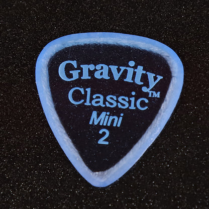 Gravity グラビティClassic Mini ギターピック JAZZ GCLM2M blue 1枚入り