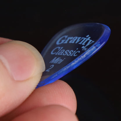 Gravity グラビティClassic Mini ギターピック JAZZ GCLM2P blue 1枚入り