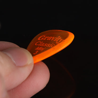 Gravity グラビティClassic Mini ギターピック JAZZ GCLM3P orange 1枚入り