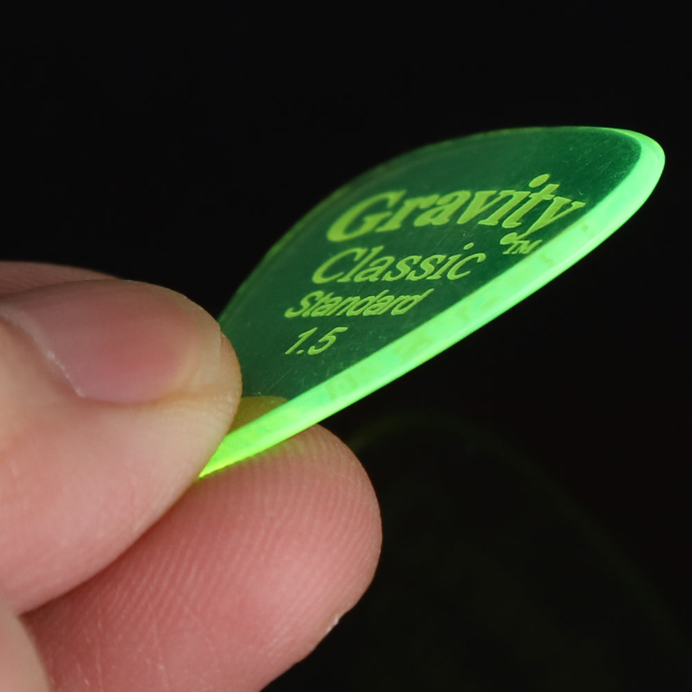 Gravity グラビティClassic Standard ギターピック GCLS15P green 1枚入り