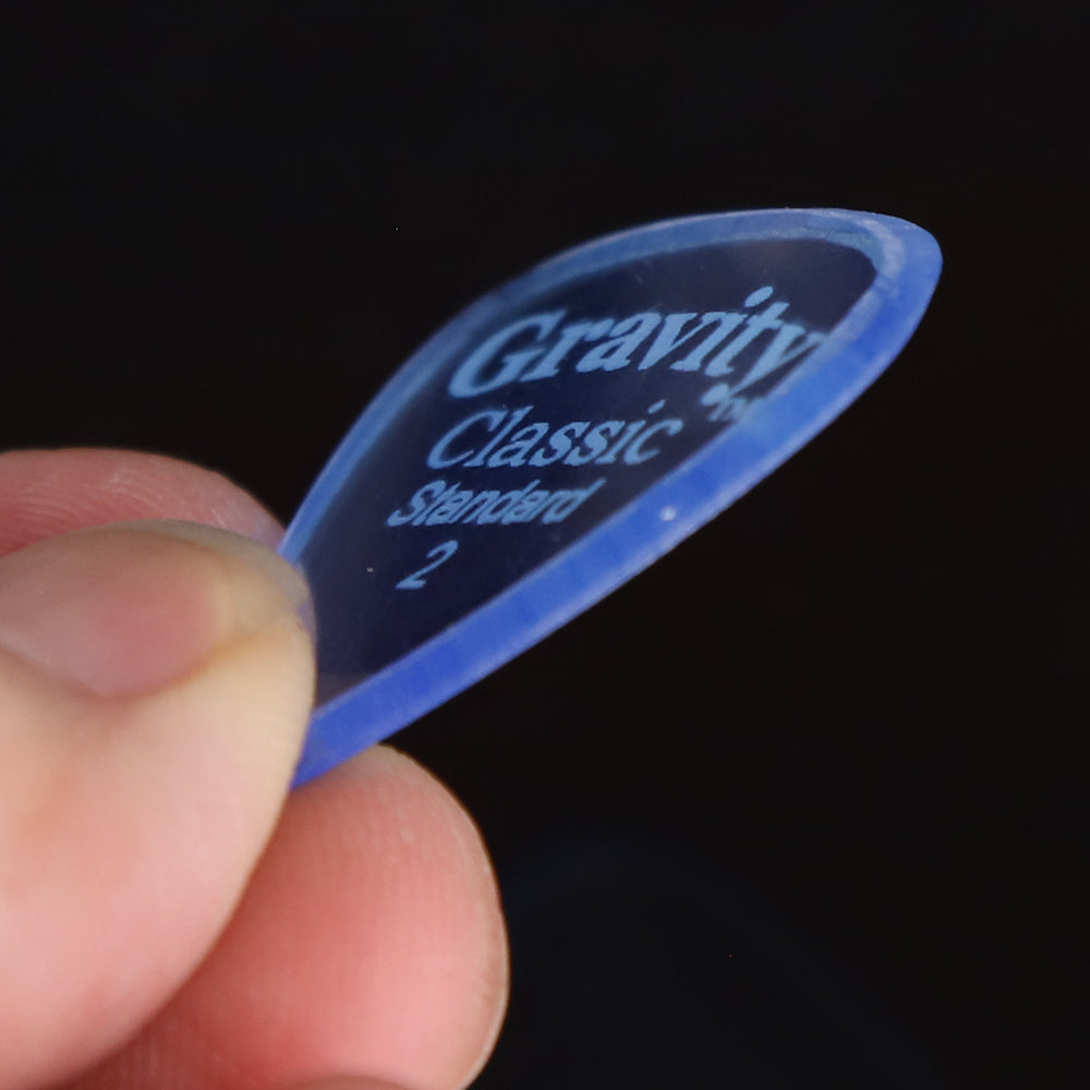 Gravity グラビティClassic Standard ギターピック GCLS2M blue 1枚入り