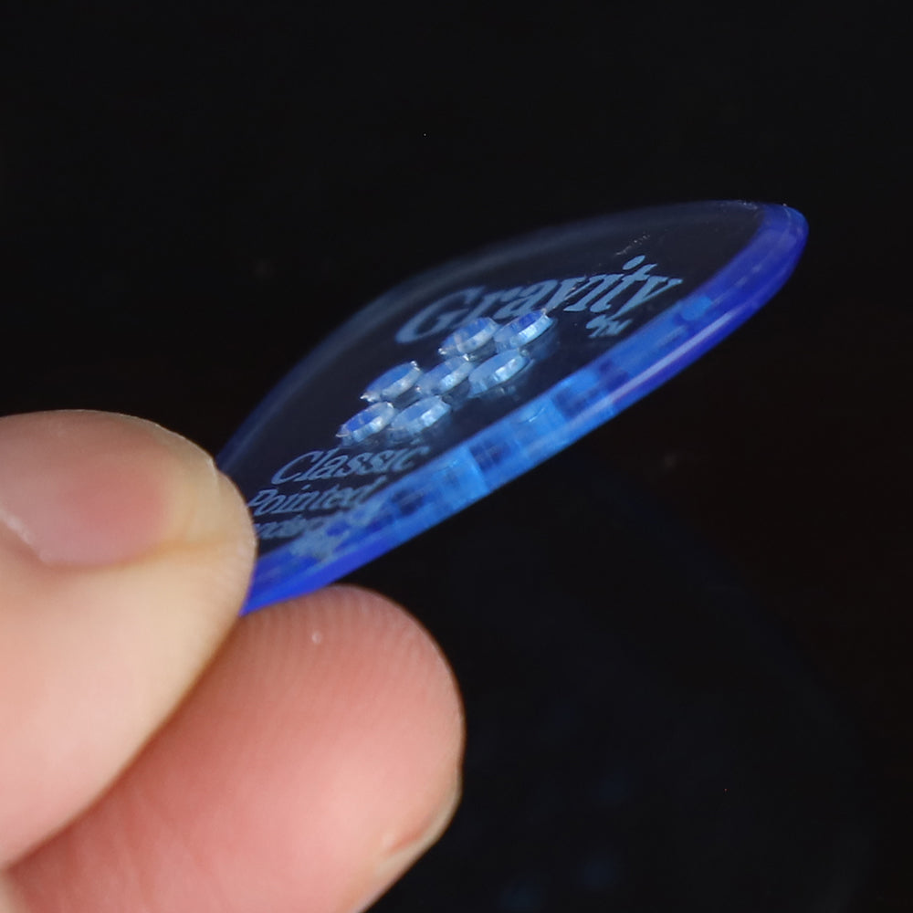 Gravity グラビティClassic Pointed Standard ギターピック GCPS2PM blue 1枚入り