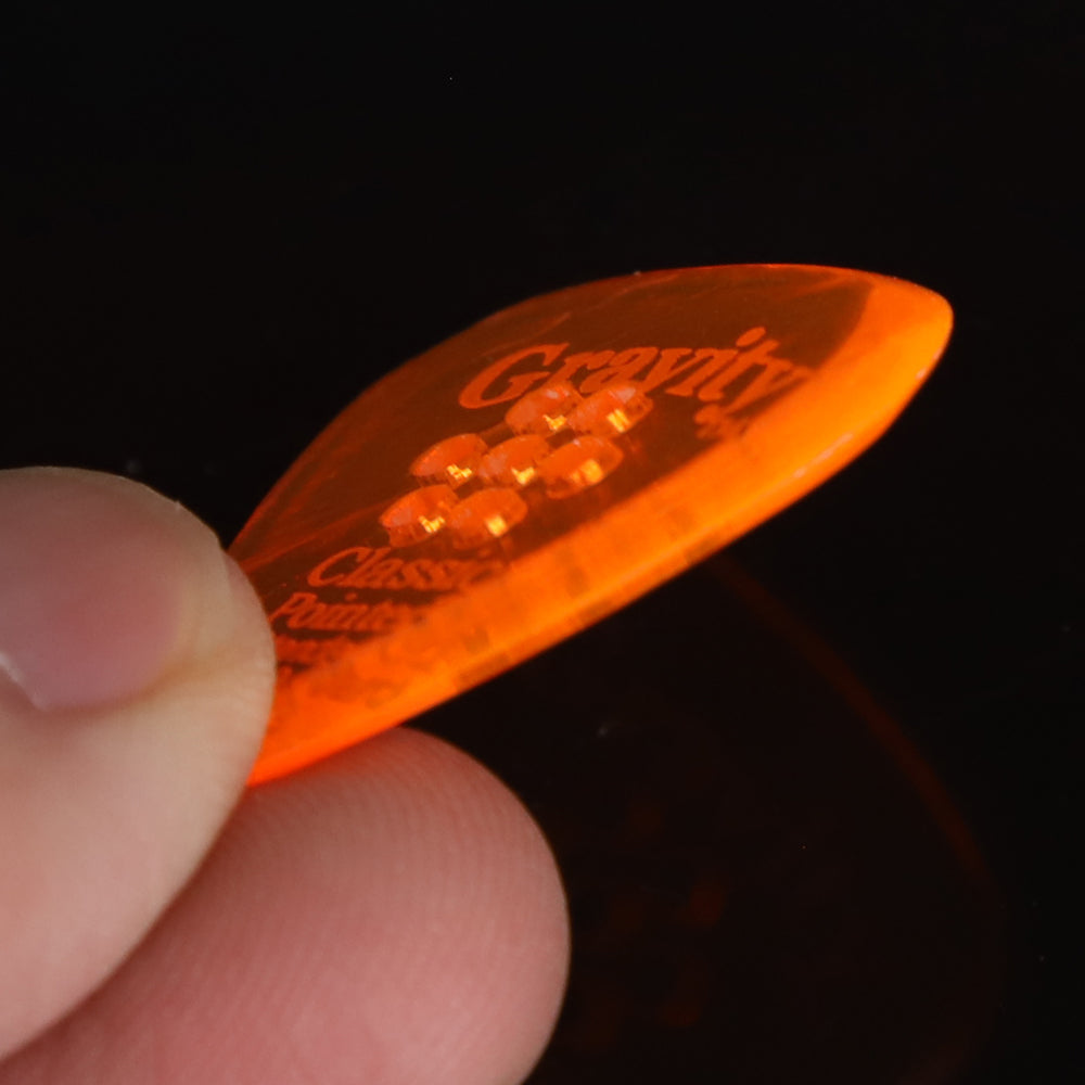 Gravity グラビティClassic Pointed Standard ギターピック GCPS3PM orange 1枚入り