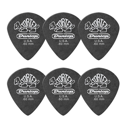 Jim Dunlop ジム ダンロップ 482R TORTEX Pitch Black Jazz III ジャズタイプギター ピック 6枚入り