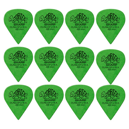 Jim Dunlop TORTEX SHARP 412- ◯◯ ギターピック 12枚入り