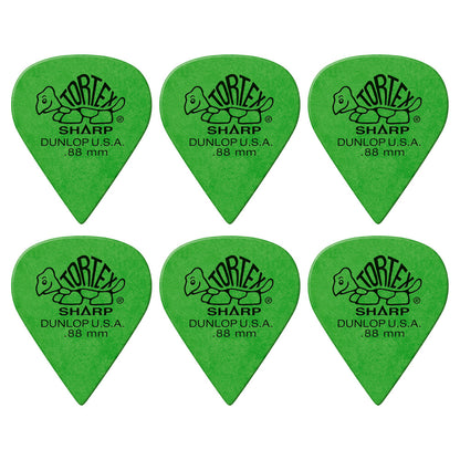 Jim Dunlop TORTEX SHARP 412- ◯◯ ギターピック 6枚入り