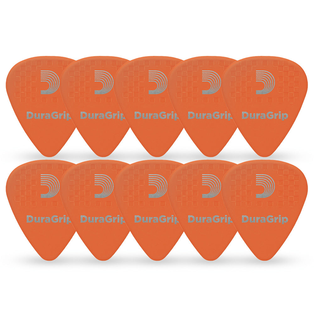 D'Addario DuraGrip ピック ティアドロップ 10枚入り