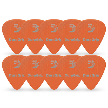 D'Addario DuraGrip ピック ティアドロップ 10枚入り