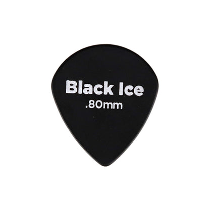 D'Addario Black Ice Jazzギターピック 1枚入り ジャズタイプ Delrin製