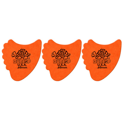 Jim Dunlop TORTEX FIN ギターピック フィンタイプ 414-◯◯ 3枚入り