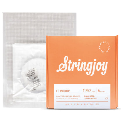 StringJoy ストリングジョイ アコースティックギター弦　アメリカ製ハンドメイド　コーティング弦