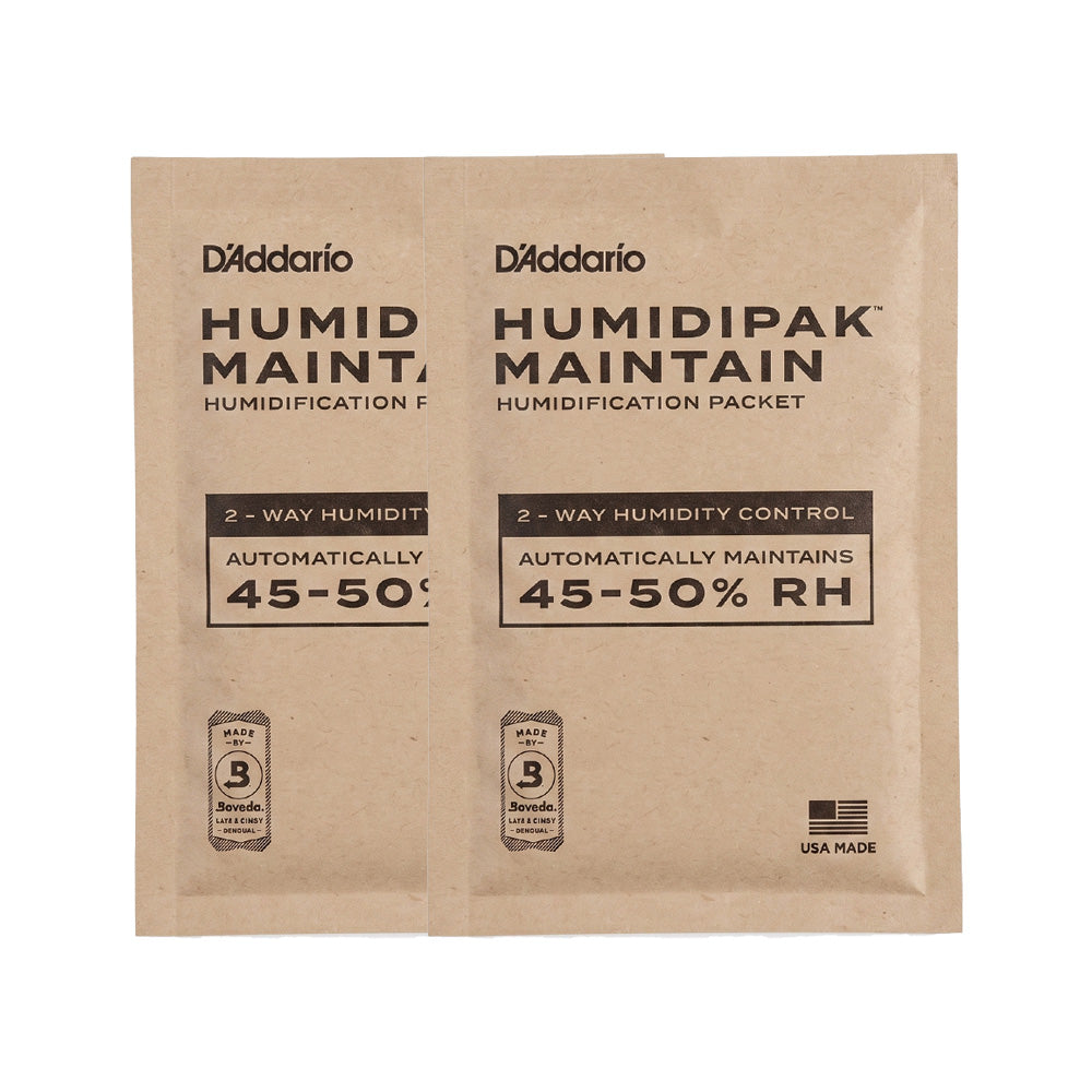 D'Addario Humidipak Maintain PW-HPRP-24 ギター用湿度コントロールパック 小分け販売 1枚 2枚 3枚 6枚