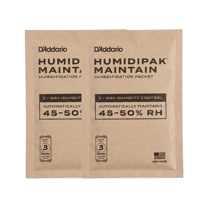 D'Addario Humidipak Maintain PW-HPRP-24 ギター用湿度コントロールパック 小分け販売 1枚 2枚 3枚 6枚